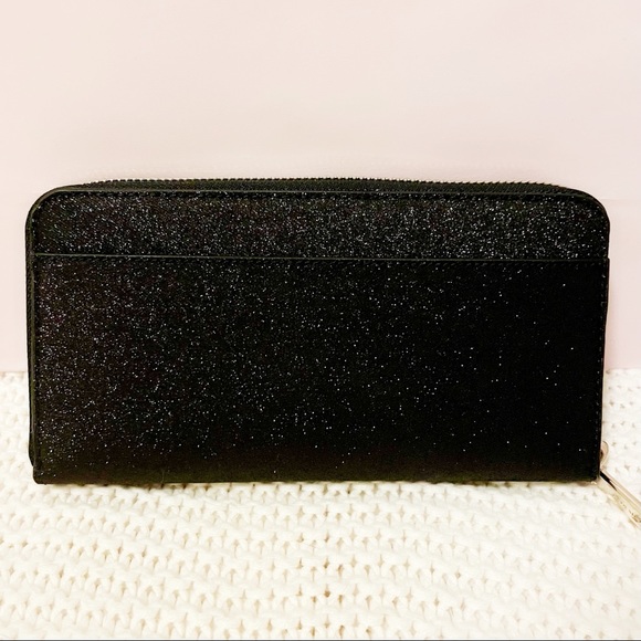 NEW Kate Spade Shimmy glitter large zip wallet - Picture 3 of 10